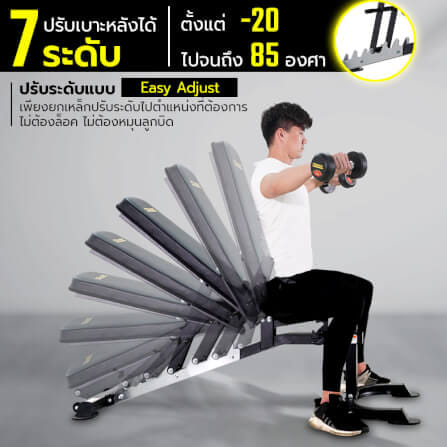 ม้านั่งยกน้ำหนัก POWER REFORM รุ่น POWER IRON_3